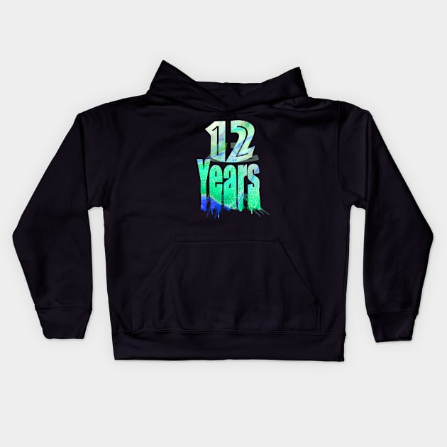 12 years Kids Hoodie by Yous Sef